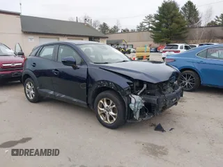 2019 Mazda CX-3 Sport with VIN JM1DKFB79K1446329, listed as a IAAI auction lot 41089506 with 90,332 mi miles. Bid and sale history available at carsss.com. Image 1.