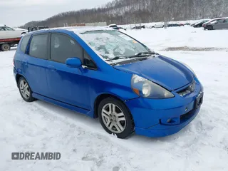 2007 Honda Fit Sport with VIN JHMGD37687S023604, listed as a IAAI auction lot 41310146 with 358,465 mi miles. Bid and sale history available at carsss.com. Image 1.