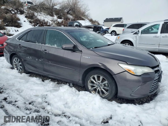 2015 Toyota Camry LE with VIN 4T1BD1FK0FU170805, listed as a Copart auction lot 55497145 with 101,121 mi miles and Salvage Title. Bid and sale history available at DreamBid. Image 4.