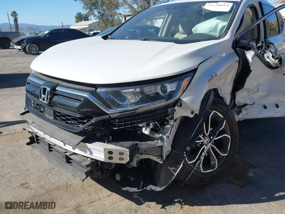 2022 Honda CR-V EX-L with VIN 2HKRW1H86NH400838, listed as a IAAI auction lot 41634694 with 1 mi miles. Bid and sale history available at carsss.com. Image 18.