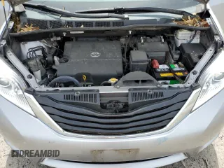 2012 Toyota Sienna LE AAS with VIN 5TDKK3DC8CS224045, listed as a Copart auction lot 54442985 with 54,184 mi miles and Salvage Title. Bid and sale history available at DreamBid. Image 12.