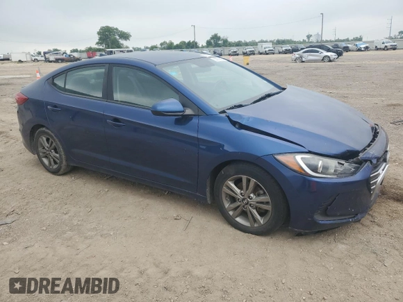 2018 Hyundai Elantra SEL with VIN 5NPD84LF7JH364003, listed as a Copart auction lot 53973805 with 145,333 mi miles and Clean Title. Bid and sale history available at DreamBid. Image 4.