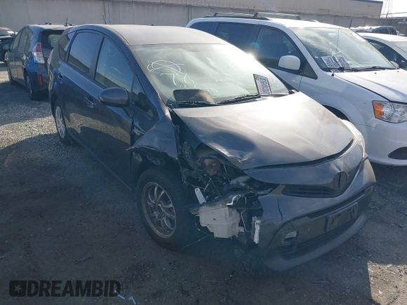 2017 Toyota Prius v Two with VIN JTDZN3EU6HJ057203, listed as a IAAI auction lot 41544512 with 116,663 mi miles. Bid and sale history available at carsss.com. Image 1.
