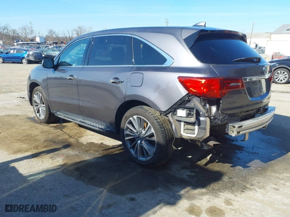 2017 Acura MDX w/Technology Pkg with VIN 5FRYD4H56HB033627, listed as a IAAI auction lot 41771033 with 133,695 mi miles. Bid and sale history available at carsss.com. Image 3.