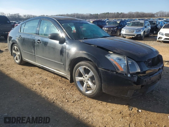 2007 Nissan Maxima 3.5 SL with VIN 1N4BA41E37C842742, listed as a Copart auction lot 88297005 with 201,818 mi miles and Salvage Title. Bid and sale history available at carsss.com. Image 4.