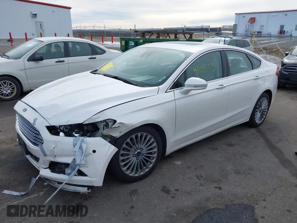 2015 Ford Fusion Titanium with VIN 3FA6P0D96FR192778, listed as a IAAI auction lot 41643030 with 141,805 mi miles. Bid and sale history available at carsss.com. Image 18.