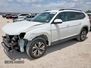 2024 Volkswagen Atlas SE z VIN 1V2DR2CA1RC503800, wystawiony jako Copart lot #58160815 z przebiegiem 11 278 mil mil oraz Szkoda całkowita • Salvage title. Historia ofert i sprzedaży dostępna na DreamBid. Obrazek 1.