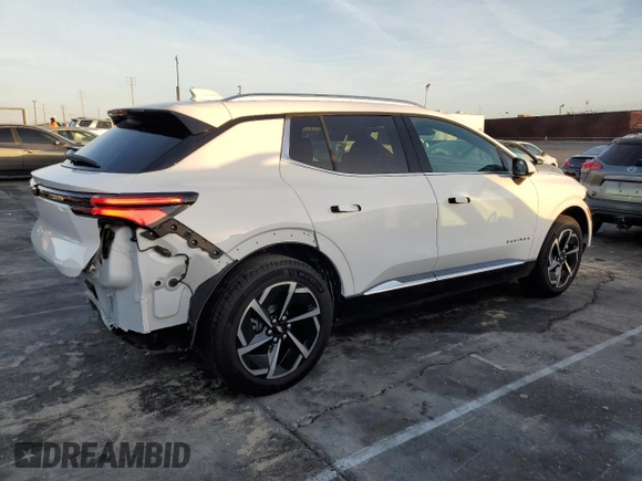 2024 Chevrolet Equinox EV LT with VIN 3GN7DLRP0RS247200, listed as a Copart auction lot 45700675 with 3,479 mi miles and Salvage Title. Bid and sale history available at DreamBid. Image 3.
