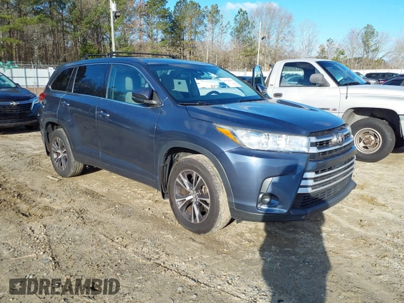 2018 Toyota Highlander LE with VIN 5TDZZRFH1JS246973, listed as a IAAI auction lot 41724379 with 185,461 mi miles and . Bid and sale history available at DreamBid. Image 1.