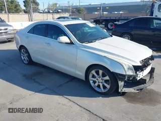 2014 Cadillac ATS Luxury RWD with VIN 1G6AB5RX7E0184424, listed as a IAAI auction lot 41891908 with 132,658 mi miles. Bid and sale history available at carsss.com. Image 1.