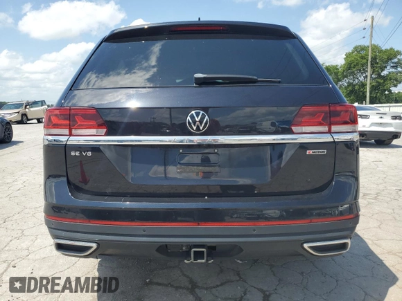 2021 Volkswagen Atlas SE z VIN 1V2HR2CA2MC564468, wystawiony jako Copart lot #61469925 z przebiegiem 69 794 mil mil oraz Szkoda całkowita • Salvage title. Historia ofert i sprzedaży dostępna na DreamBid. Obrazek 6.