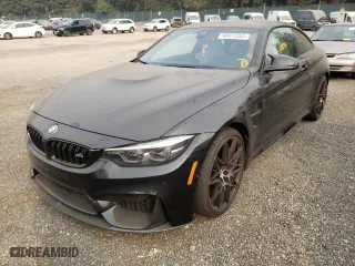 2018 BMW M4 with VIN WBS4Y9C51JAC86969, listed as a Copart auction lot 58421352 with NaN miles. Bid and sale history available at carsss.com. Image 2.
