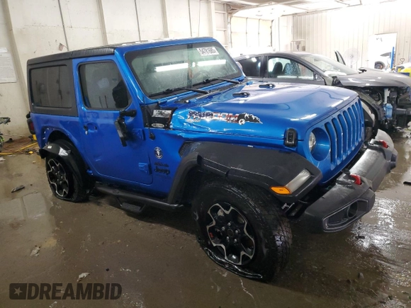 2021 Jeep Wrangler Sport с VIN 1C4GJXAN5MW712439, выставлен на аукционе Copart как лот 54781685 с пробегом 26 463 миль миль и Списание • Salvage title. История ставок и продаж доступна на DreamBid. Изображение 4.