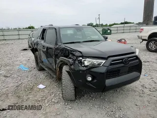 2023 Toyota 4Runner SR5 with VIN JTEEU5JR7P5298513, listed as a Copart auction lot 56635025 with 40,407 mi miles and Salvage title. Bid and sale history available at DreamBid. Image 13.
