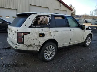 2018 Land Rover Range Rover HSE z VIN SALGS2RKXJA508067, wystawiony jako Copart lot #85125754 z przebiegiem Nie podano mil oraz Szkoda całkowita • Salvage title. Historia ofert i sprzedaży dostępna na DreamBid. Obrazek 3.