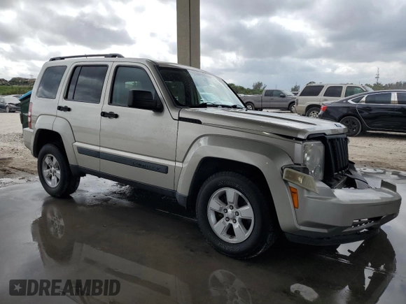 2009 Jeep Liberty Sport with VIN 1J8GN28K29W519314, listed as a Copart auction lot 45807295 with 126,665 mi miles and Salvage Title. Bid and sale history available at carsss.com. Image 4.