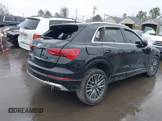2021 Audi Q3 Premium with VIN WA1AUCF31M1131914, listed as a IAAI auction lot 41571543 with 35,477 mi miles and . Bid and sale history available at DreamBid. Image 4.