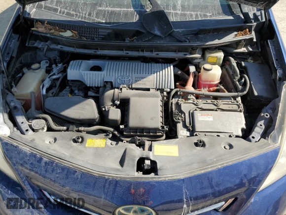 2012 Toyota Prius Two with VIN JTDZN3EU4C3132722, listed as a Copart auction lot 55067085 with 134,276 mi miles and Salvage Title. Bid and sale history available at DreamBid. Image 11.