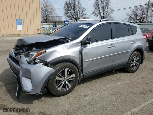 2018 Toyota RAV4 XLE with VIN JTMRFREV3JD251166, listed as a Copart auction lot 49893445 with 114,087 mi miles and Salvage Title. Bid and sale history available at carsss.com. Image 1.