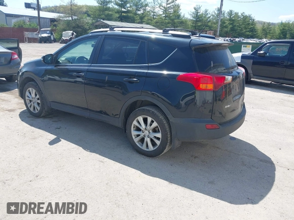 2014 Toyota RAV4 Limited with VIN 2T3DFREV4EW171961, listed as a IAAI auction lot 42091626 with 205,557 mi miles. Bid and sale history available at carsss.com. Image 3.