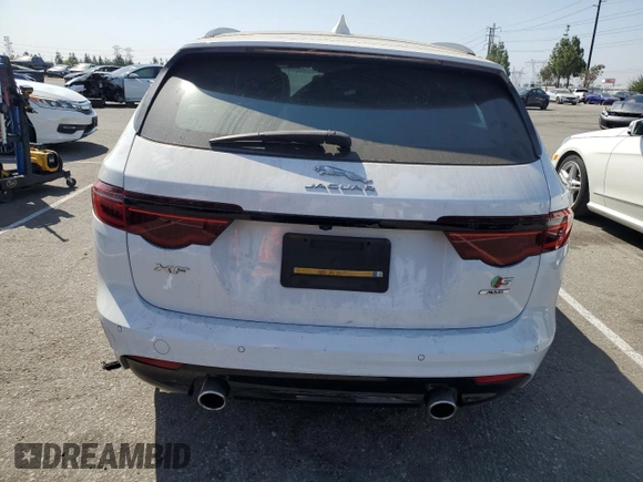 2018 Jaguar XF with VIN SAJBM2FV5JCY68282, listed as a Copart auction lot 71330564 with 53,741 mi miles and Salvage Title. Bid and sale history available at DreamBid. Image 6.