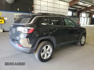 2019 Jeep Compass Latitude with VIN 3C4NJDBB0KT593907, listed as a Copart auction lot 50628525 with 46,111 mi miles and Salvage Title. Bid and sale history available at DreamBid. Image 3.