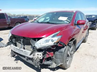 2015 Nissan Murano SL with VIN 5N1AZ2MG6FN229352, listed as a IAAI auction lot 41861129 with 136,242 mi miles. Bid and sale history available at carsss.com. Image 2.