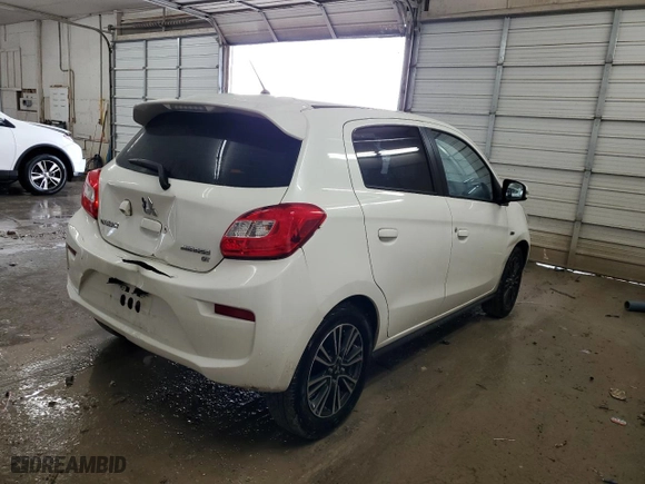 2019 Mitsubishi Mirage GT with VIN ML32A5HJ8KH007169, listed as a Copart auction lot 85501884 with 72718 miles and Salvage Title. Bid and sale history available at carsss.com. Image 3.
