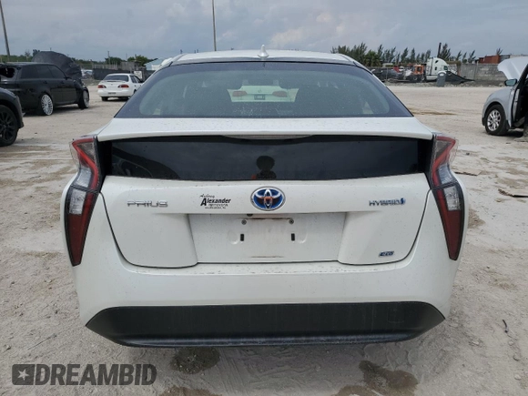 2016 Toyota Prius Four with VIN JTDKARFU9G3506598, listed as a Copart auction lot 50610845 with 53,025 mi miles and Salvage Title. Bid and sale history available at carsss.com. Image 6.