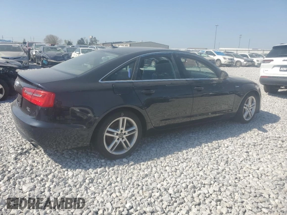 2012 Audi A6 Premium Plus with VIN WAUBGAFC9CN004354, listed as a Copart auction lot 46267635 with Not provided miles and Salvage title. Bid and sale history available at DreamBid. Image 3.