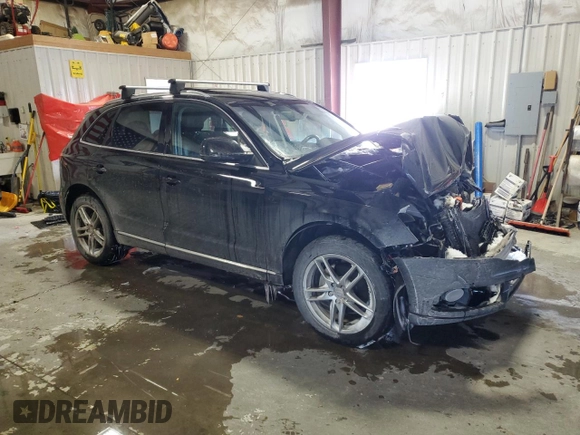 2014 Audi Q5 Premium Plus with VIN WA1LFAFP6EA098307, listed as a Copart auction lot 45463905 with Not provided miles and Salvage title. Bid and sale history available at DreamBid. Image 4.