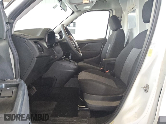 2021 Ram ProMaster City Cargo Tradesman with VIN ZFBHRFAB7M6T72727, listed as a Copart auction lot 66628784 with 57,722 mi miles and Clean Title. Bid and sale history available at DreamBid. Image 7.