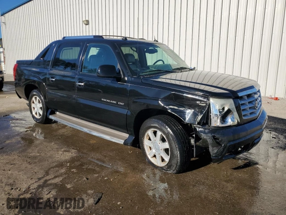 2005 Cadillac Escalade EXT z VIN 3GYEK62N85G111436, wystawiony jako Copart lot #87582245 z przebiegiem Nie podano mil oraz Szkoda całkowita • Salvage title. Historia ofert i sprzedaży dostępna na DreamBid. Obrazek 4.