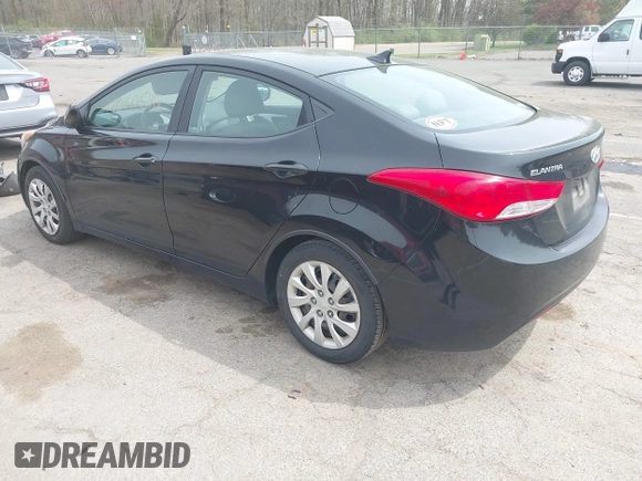 2011 Hyundai Elantra GLS with VIN 5NPDH4AE6BH059927, listed as a IAAI auction lot 42060592 with 158,809 mi miles. Bid and sale history available at carsss.com. Image 3.