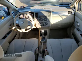2007 Nissan Versa 1.8 S with VIN 3N1BC13E47L368792, listed as a Copart auction lot 43704395 with 37,572 mi miles and Salvage Title. Bid and sale history available at carsss.com. Image 8.