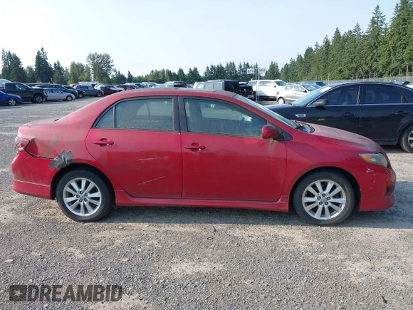 2010 Toyota Corolla with VIN 1NXBU4EE9AZ219585, listed as a IAAI auction lot 42561435 with 159,682 mi miles and . Bid and sale history available at DreamBid. Image 12.