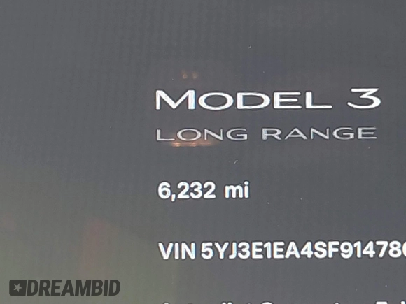 2025 Tesla Model 3 Long Range с VIN 5YJ3E1EA4SF914780, выставлен на аукционе IAAI как лот 42375738 с пробегом 6 232 миль миль и . История ставок и продаж доступна на DreamBid. Изображение 15.