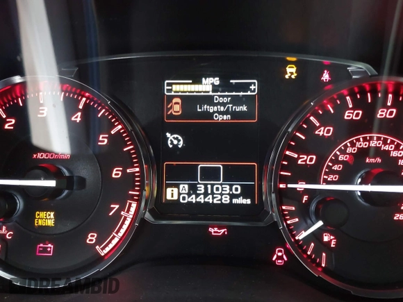 2017 Subaru WRX Premium with VIN JF1VA1E67H9827075, listed as a IAAI auction lot 41490943 with 44,428 mi miles and . Bid and sale history available at DreamBid. Image 7.