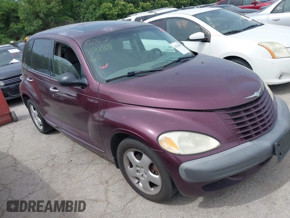 2001 Chrysler PT Cruiser z VIN 3C4FY4BBX1T553025, wystawiony jako IAAI lot #42229088 z przebiegiem 199 145 mil mil oraz . Historia ofert i sprzedaży dostępna na DreamBid. Obrazek 1.