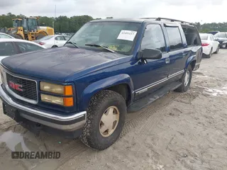 1999 GMC Suburban with VIN 3GKFK16R2XG501319, listed as a IAAI auction lot 42491117 with 231,561 mi miles and . Bid and sale history available at DreamBid. Image 2.