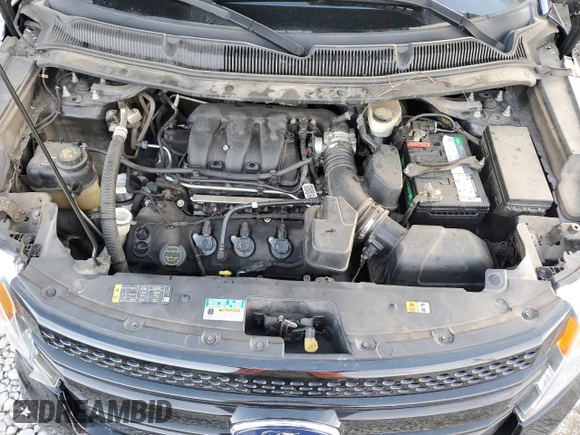 2015 Ford Utility Police Interceptor with VIN 1FM5K8AR3FGA21223, listed as a Copart auction lot 83549804 with 100,974 mi miles and Salvage Title. Bid and sale history available at carsss.com. Image 12.