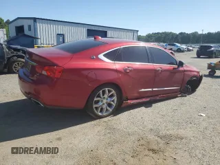 2015 Chevrolet Impala LTZ with VIN 1G1165S35FU104081, listed as a Copart auction lot 52936345 with 185,366 mi miles and Salvage Title. Bid and sale history available at DreamBid. Image 3.