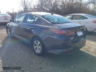 2014 Kia Optima Hybrid LX with VIN KNAGM4AD0E5064574, listed as a IAAI auction lot 41773748 with 250,994 mi miles. Bid and sale history available at carsss.com. Image 3.