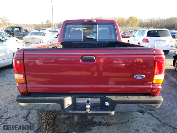 1995 Ford Ranger Splash with VIN 1FTCR14UXSPA93593, listed as a Copart auction lot 81034794 with 156,409 mi miles and Salvage Title. Bid and sale history available at carsss.com. Image 6.