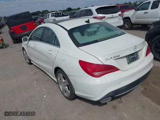 2015 Mercedes-Benz CLA-Class CLA 250 with VIN WDDSJ4EB3FN172922, listed as a IAAI auction lot 42027253 with 56,509 mi miles. Bid and sale history available at carsss.com. Image 3.