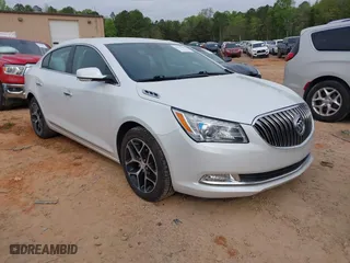 2016 Buick LaCrosse Sport Touring with VIN 1G4G45G39GF205576, listed as a IAAI auction lot 41972707 with 111,411 mi miles. Bid and sale history available at carsss.com. Image 1.