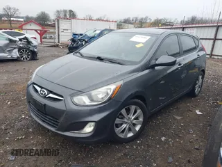 2012 Hyundai Accent SE with VIN KMHCU5AE9CU013458, listed as a IAAI auction lot 41475986 with 88,592 mi miles. Bid and sale history available at carsss.com. Image 17.