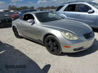 2002 Lexus SC 430 with VIN JTHFN48Y420031315, listed as a Copart auction lot 77133524 with Not Provided miles and Non Repairable. Bid and sale history available at carsss.com. Image 4.
