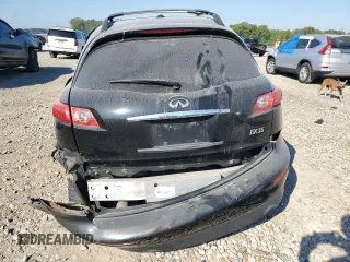 2008 Infiniti FX35 with VIN JNRAS08W08X206168, listed as a Copart auction lot 74322414 with 0 mi miles and Salvage Title. Bid and sale history available at carsss.com. Image 6.