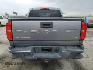 2021 Chevrolet Colorado 4WD Work Truck with VIN 1GCGTBEN9M1193206, listed as a Copart auction lot 82098144 with 66,122 mi miles and Salvage title. Bid and sale history available at DreamBid. Image 6.